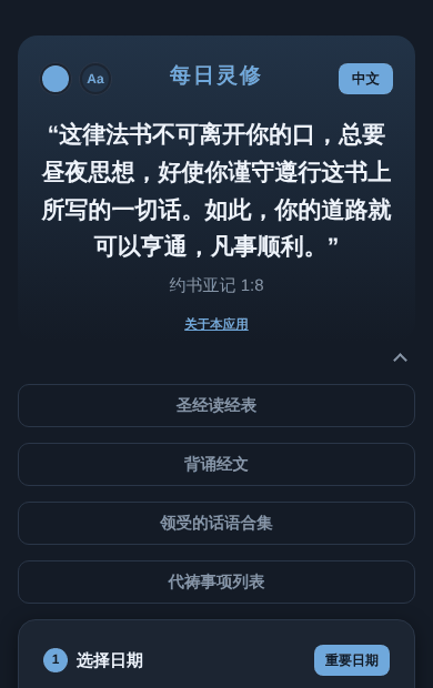 应用的午夜蓝主题