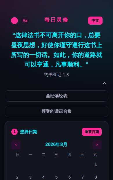 应用的霓虹暗色外观