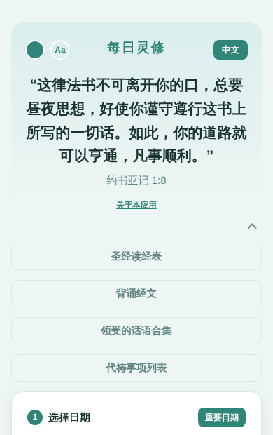 应用的青绿色主题